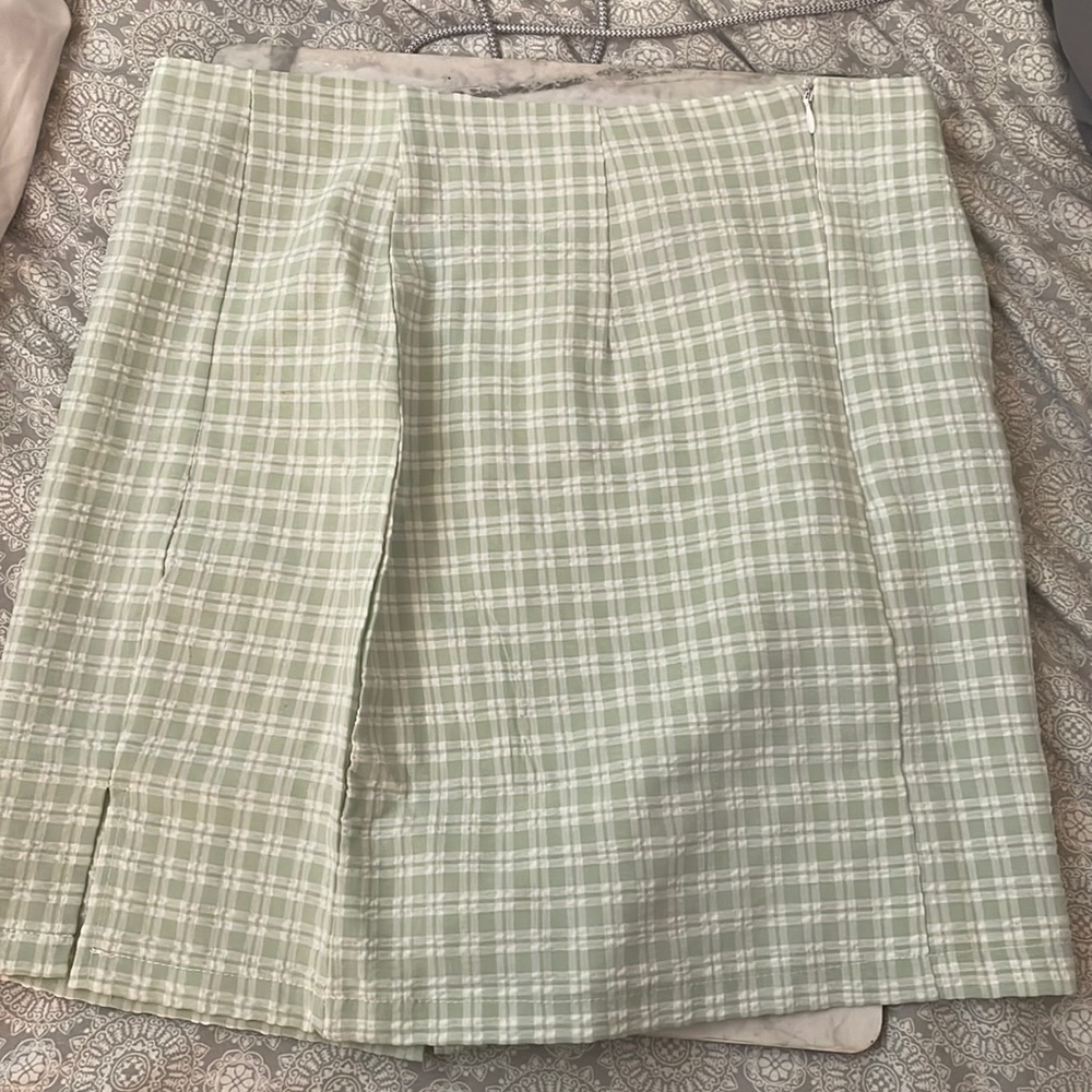 Green skirt